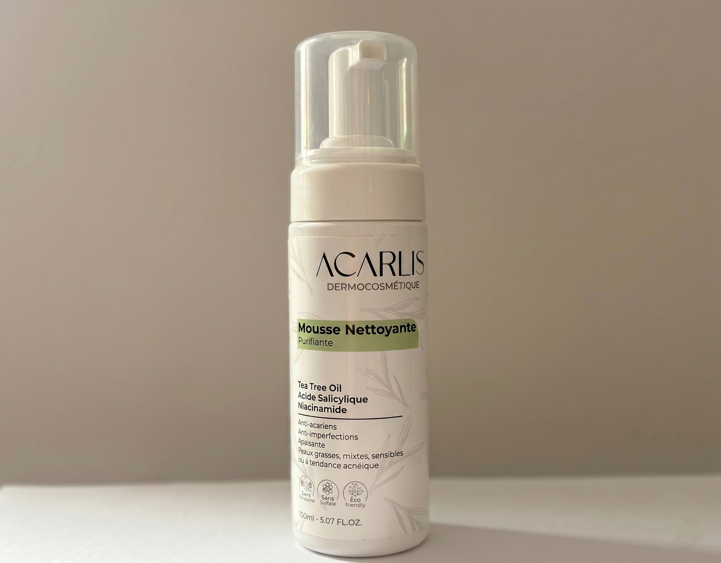 Mousse Nettoyante Purifiante Acarlis